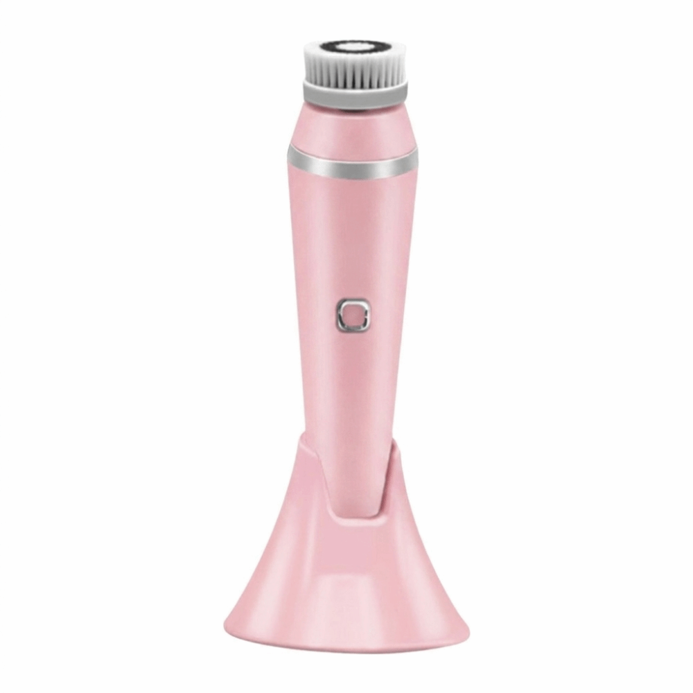 Silicone Face Scrubber Electric - シリコーン電動洗顔ブラシ USB 充電超音波洗顔デバイスディープクリーニングジェントルフェイススクラバー
