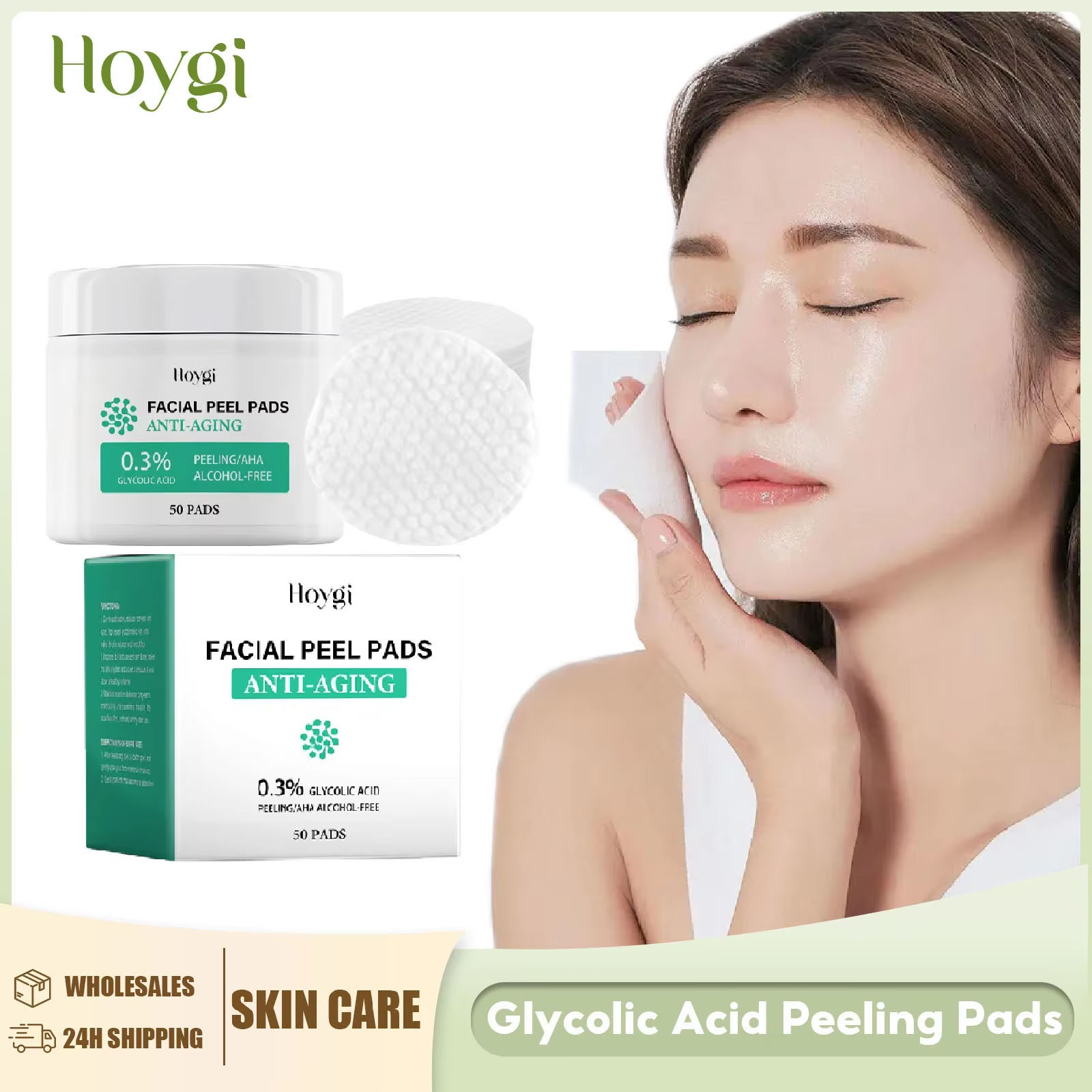Salicylic Acid Blackhead Remover - グリコール酸コットンパッド毛穴縮小にきび除去オイルコントロールにきび治療角質除去保湿フェイシャルスキンケア