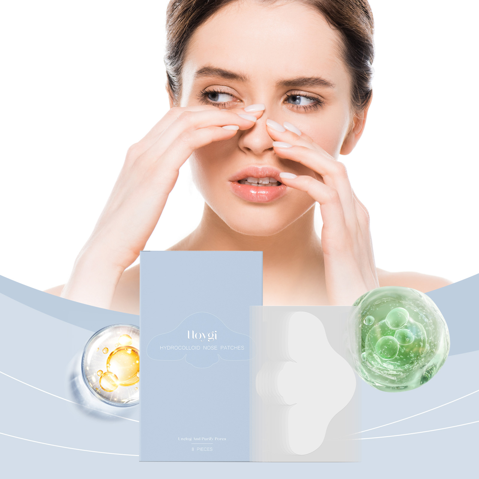 Salicylic Acid Blackhead Remover - サリチル酸鼻毛穴ストリップオイルコントロールハイドロコロイド鼻パッチ鼻にきびにきび除去毛穴を改善非タイト
