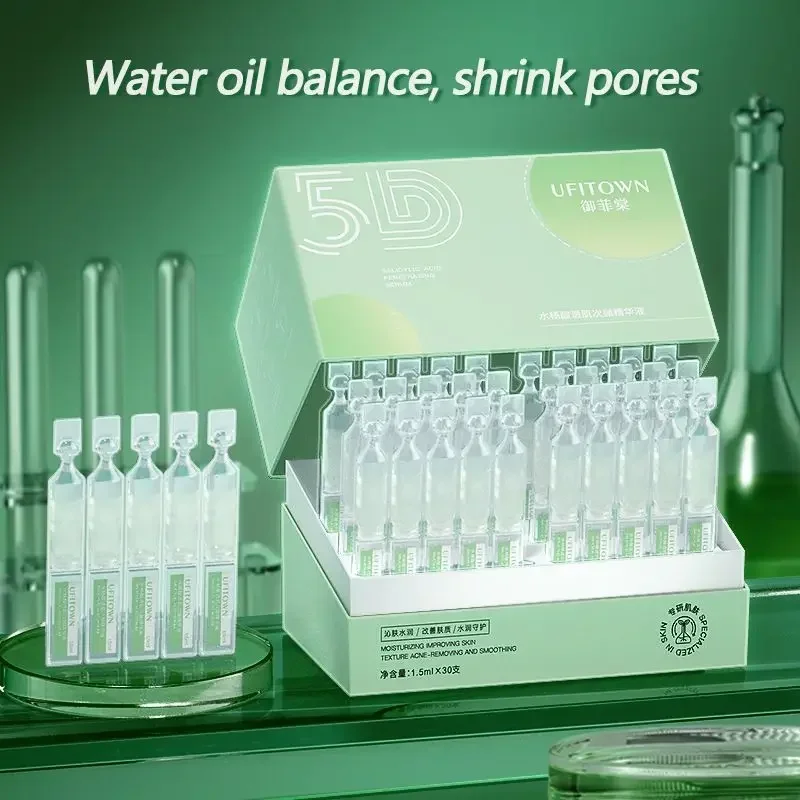 Niacinamide Pore Shrinking Essence - 30 個サリチル酸毛穴縮小血清 5D ヒアルロン酸ナイアシンアミド美白スキンケアエッセンス保湿韓国スキンケア