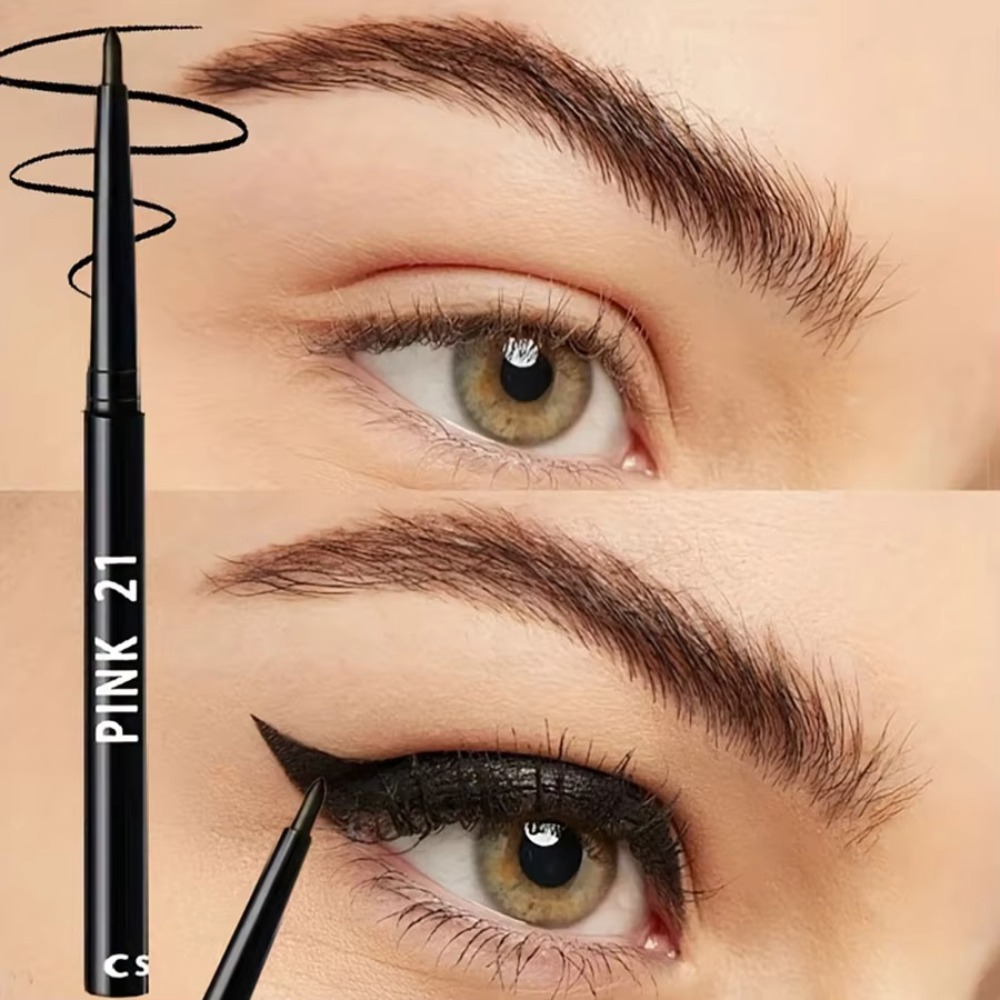 Waterproof Liquid Eyeliner Pen - 防水アイライナーペンシル 汚れにくい持続性のある液体汗に強いアイライナー アイメイクアップ 簡単に塗れるマットアイライナー ピグメントペン