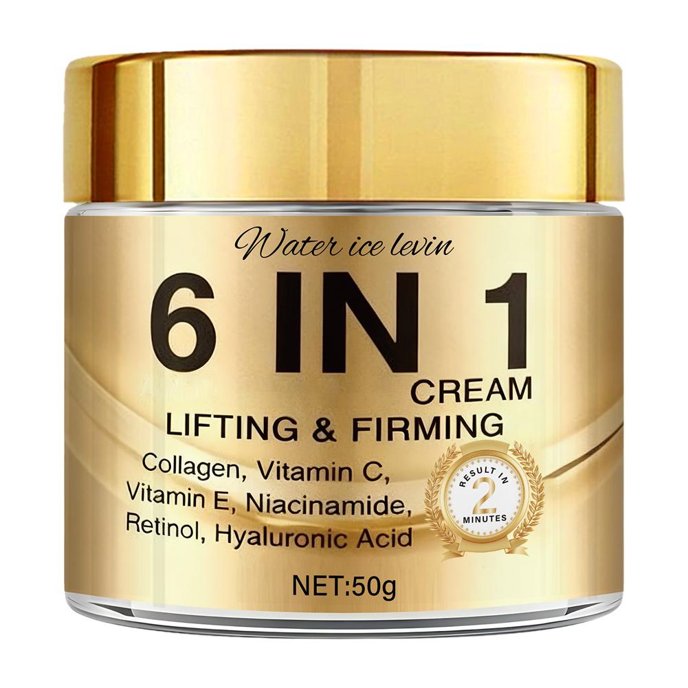 Retinol Anti Wrinkle Cream - 6 in 1アンチエイジングクリーム コラーゲン、レチノール＆ヒアルロン酸配合、リフトアップ、ハリ、栄養補給、自信に満ちた女性のためのスキンケア