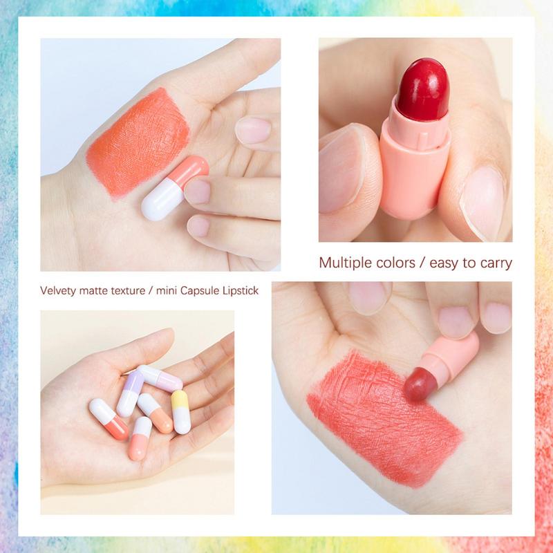 防水ミニマットリップスティックセット,長持ちする肌色のベルベ - Matte Velvet Lip Tint Long Lasting のレビューと価格