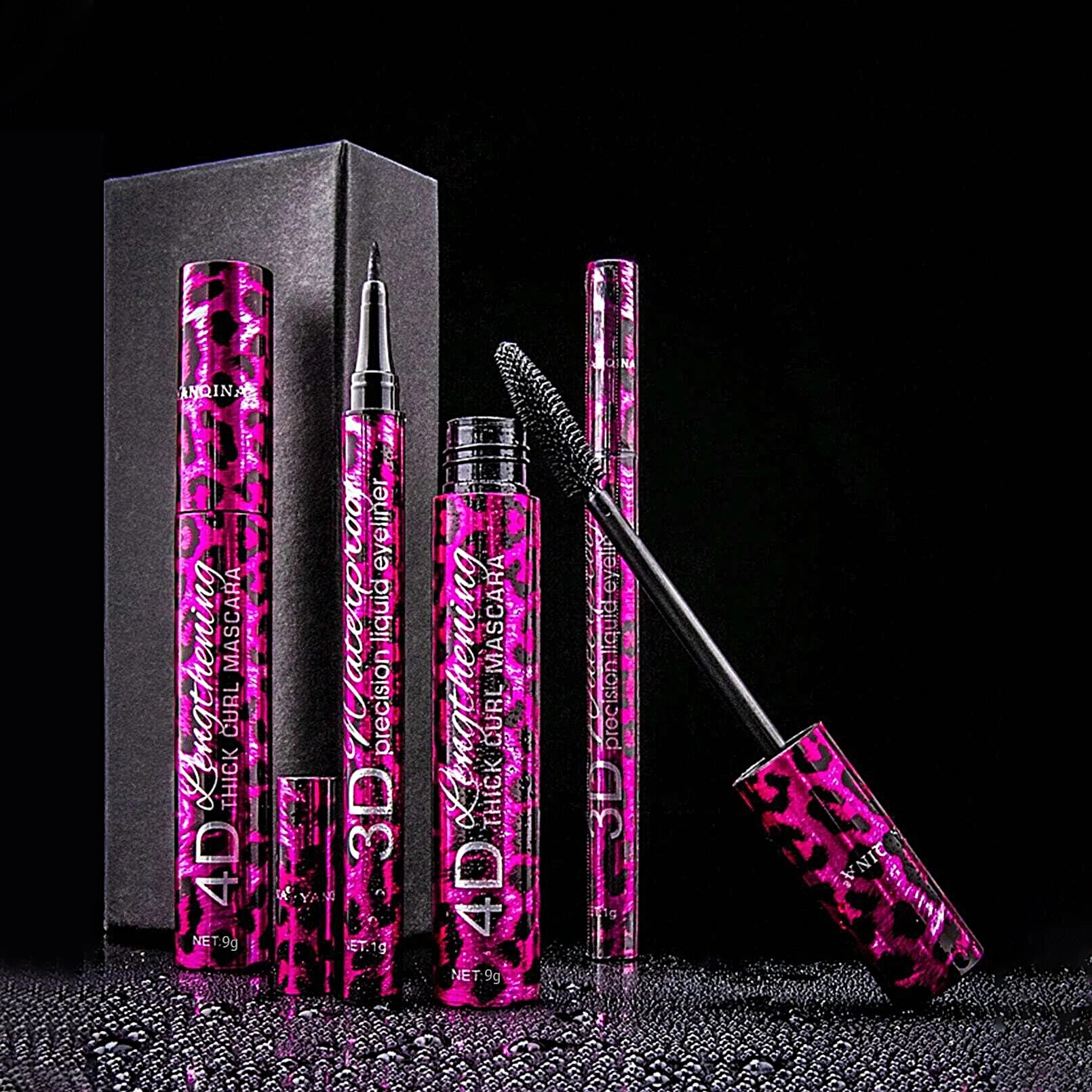 Yanqina-リキッドアイライナーペンシル、4d防水マスク - Waterproof Liquid Eyeliner Pen のレビューと価格