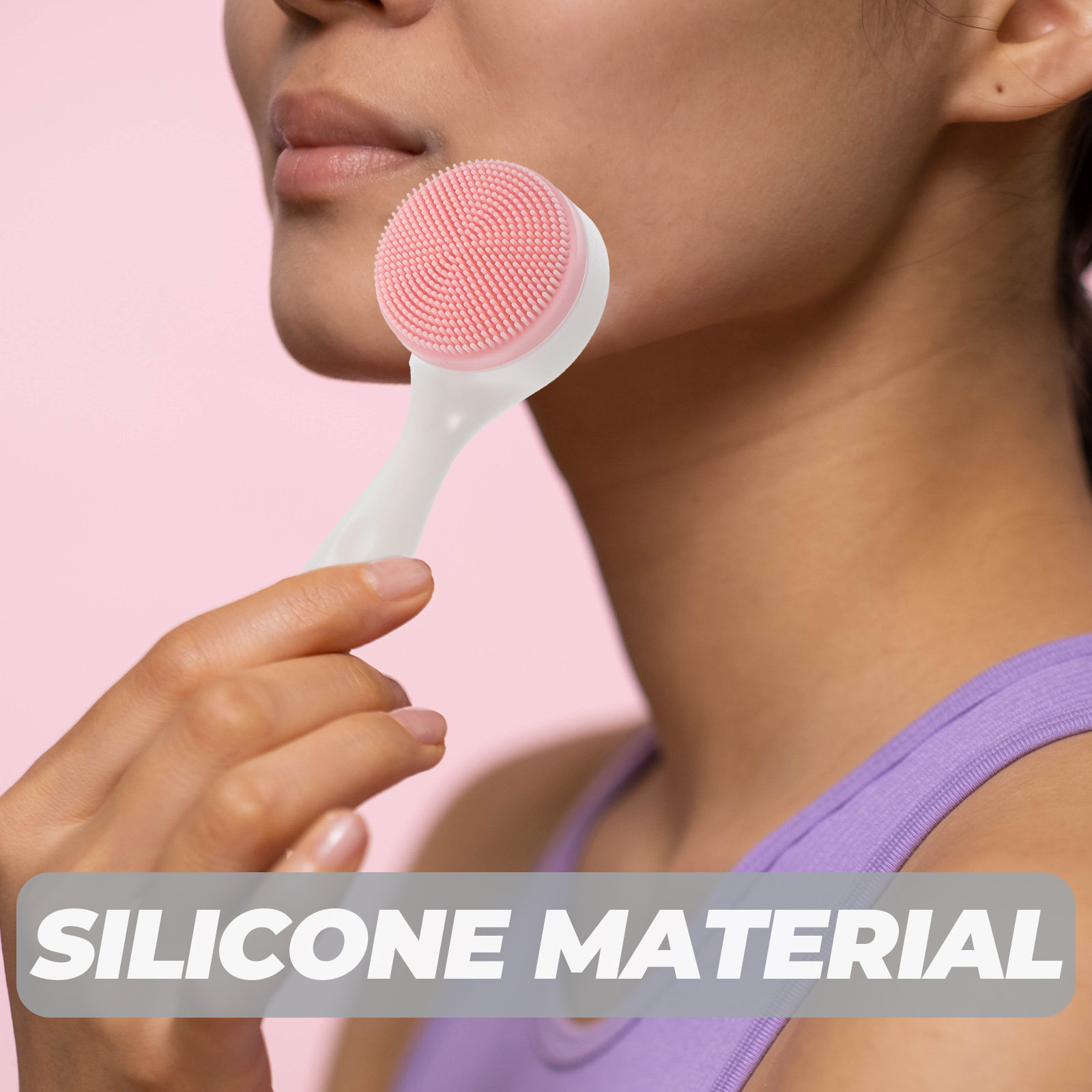 2 個のフェイシャルブラシシリコンフェイスクリーニングブラシ - Silicone Face Scrubber Electric のレビューと価格
