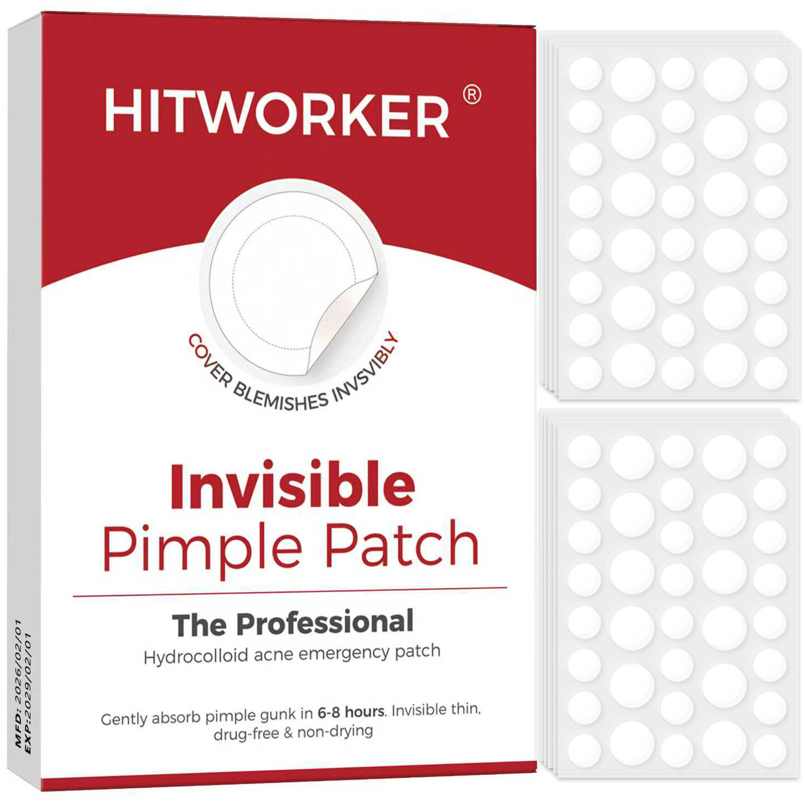 36/360枚入りハイドロコロイドニキビパッチ（アルコールフ - Hydrocolloid Pimple Patch のレビューと価格