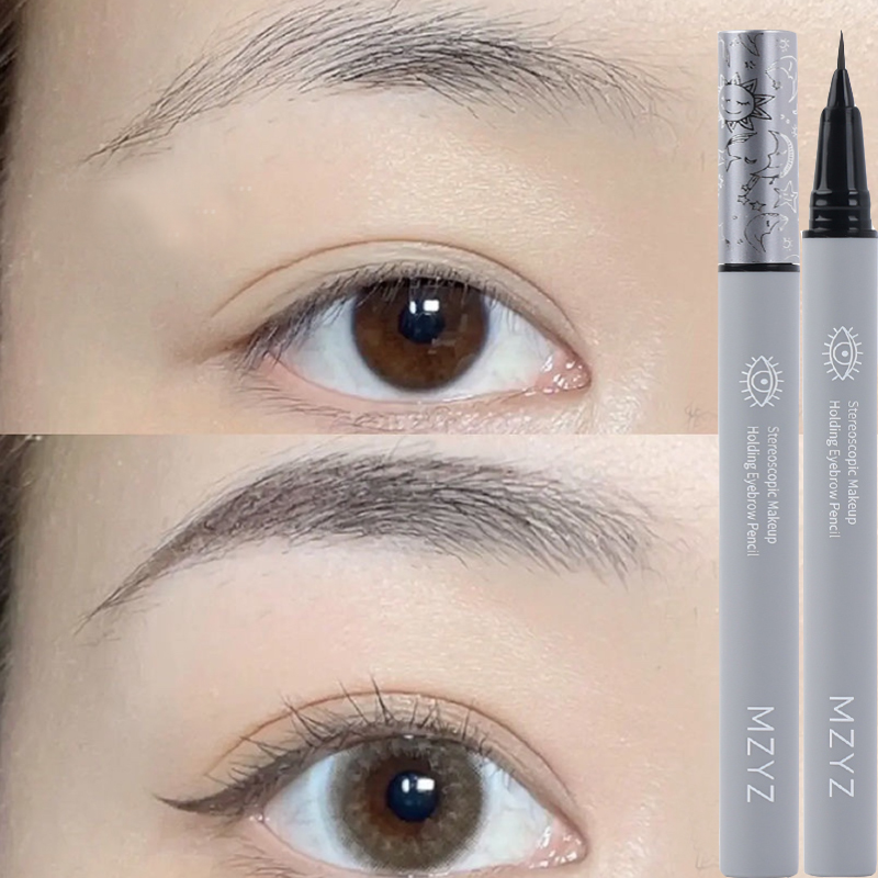 多機能液体眉ペンシル超極細アイライナー横たわっているカイコ防 - Waterproof Liquid Eyeliner Pen のレビューと価格