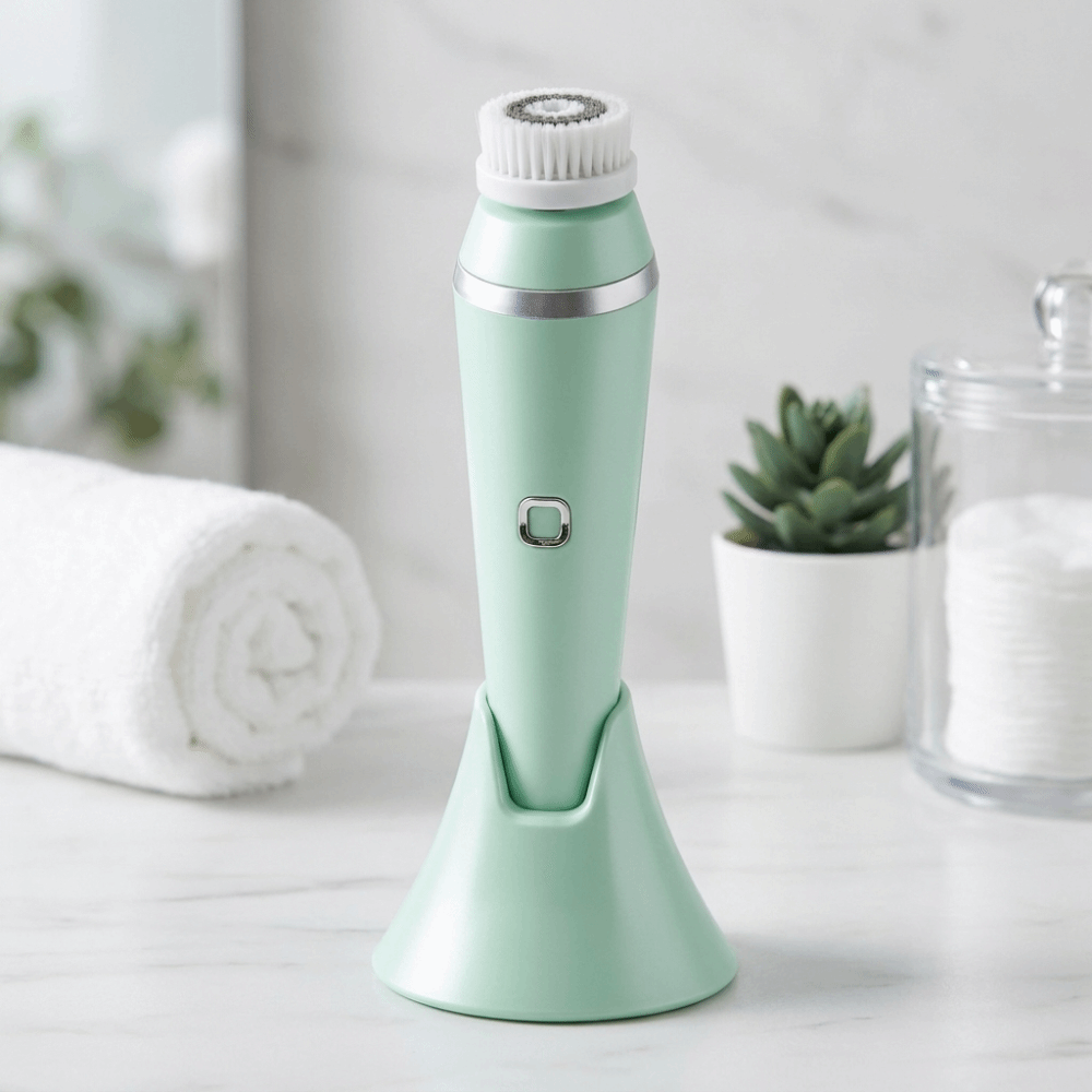 シリコーン電動洗顔ブラシ USB 充電超音波洗顔デバイスディ - Silicone Face Scrubber Electric のレビューと価格