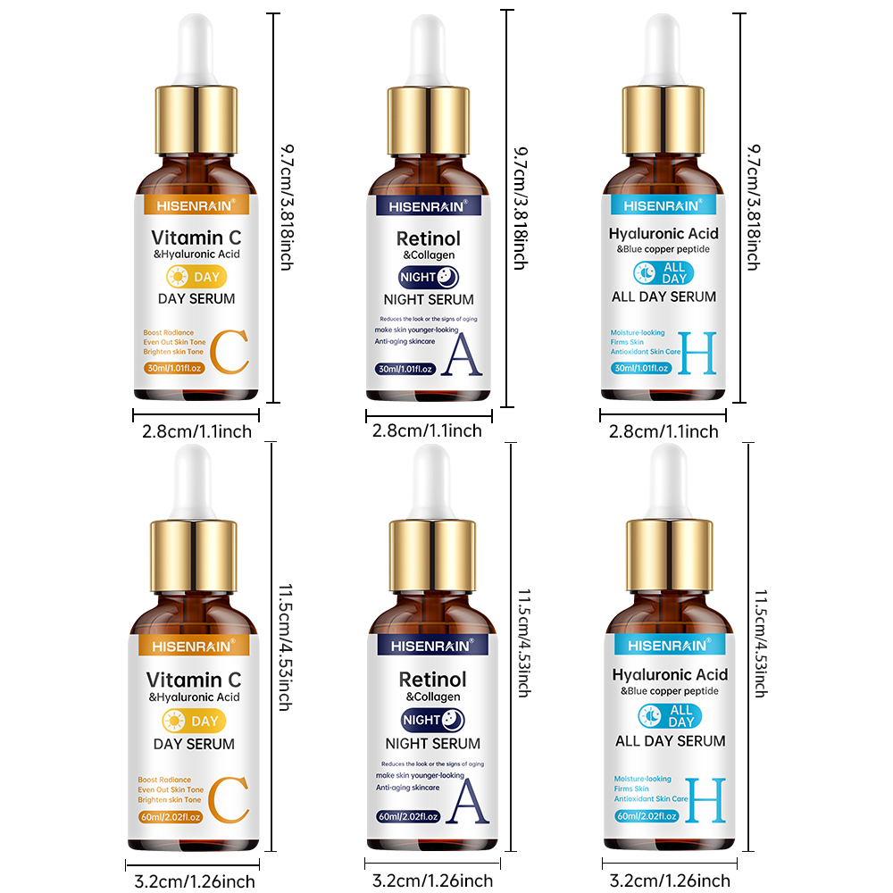 ハイセンレイン ビタミンC + レチノール + ヒアルロン酸 - Hyaluronic Acid Facial Serum のレビューと価格
