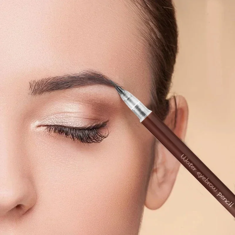 超極細眉ペンシルアウトラインシャドウ嘘カイコアイライナー防水 - Waterproof Liquid Eyeliner Pen のレビューと価格
