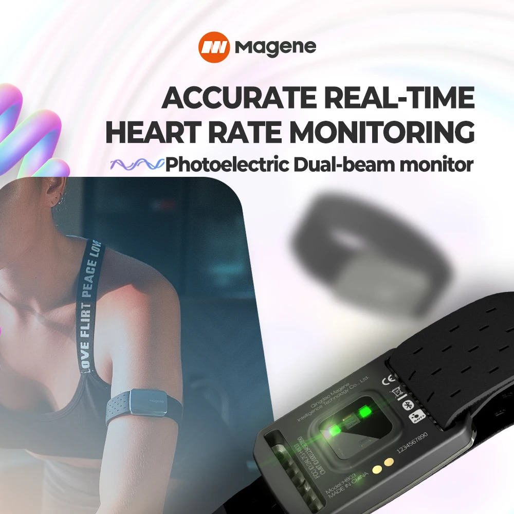 Magene H803 心拍数アームバンドモニター デュアル - Health Monitors のレビューと価格