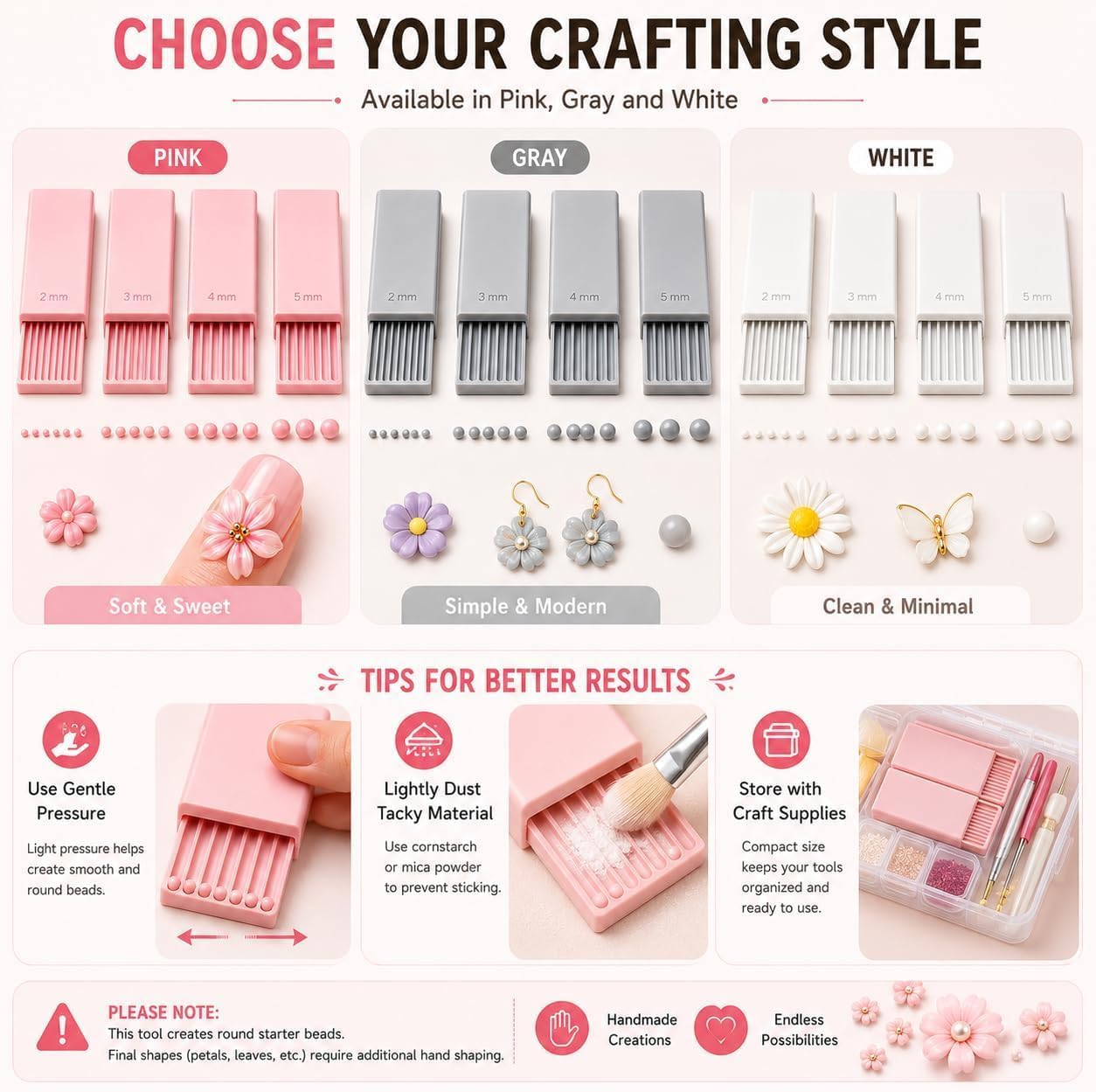 4個入り 3Dプリントクレイジェルボールメーカーツール、3D - Nail Art のレビューと価格