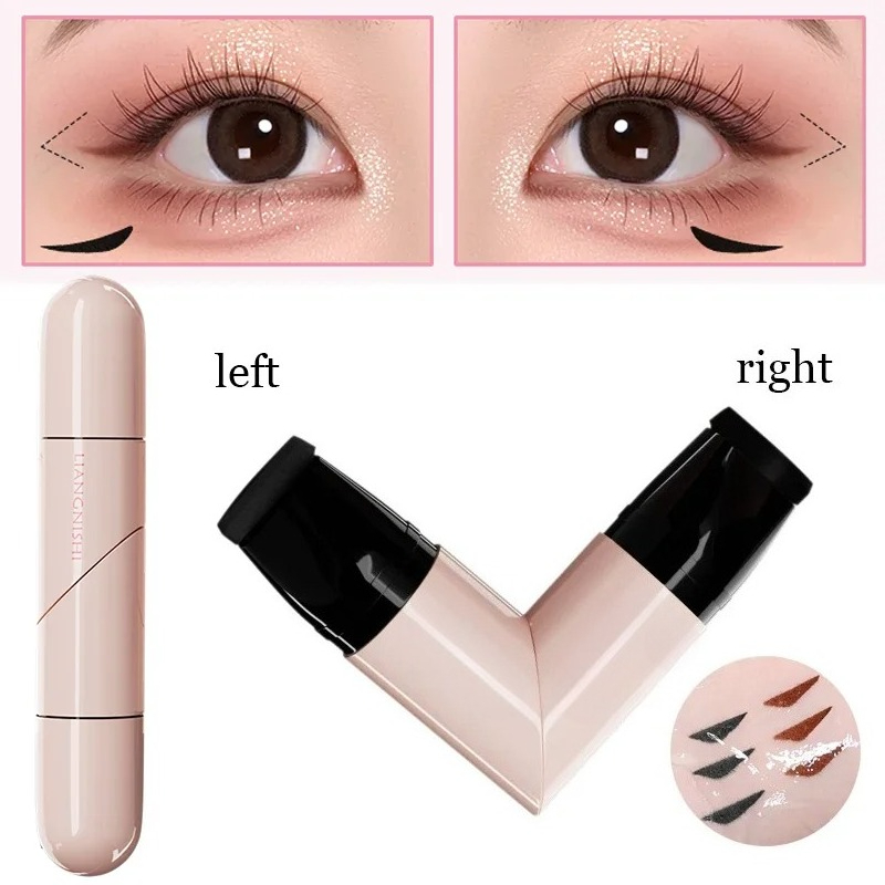 1 個回転アイライナースタンプ一体型デュアルチップ DIY  - Waterproof Liquid Eyeliner Pen のレビューと価格