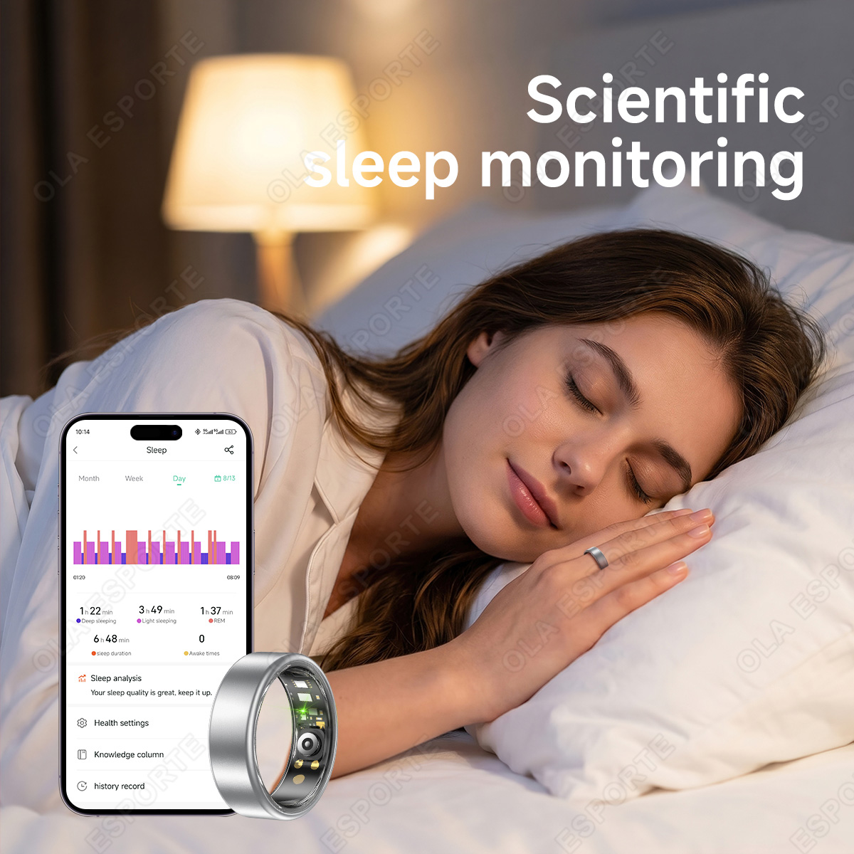 すべてのサイズ（6-14）スマートリング 女性用 男性用 健 - Health Monitors のレビューと価格