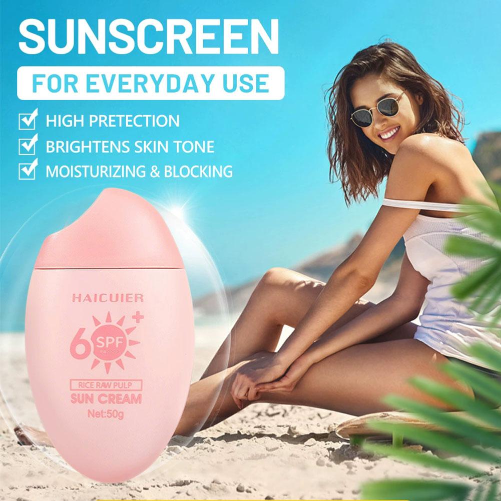 SPF50+ 日焼け止め 米生パルプ保湿 防水 抗紫外線 顔 - Spf 50 Waterproof Sunscreen のレビューと価格