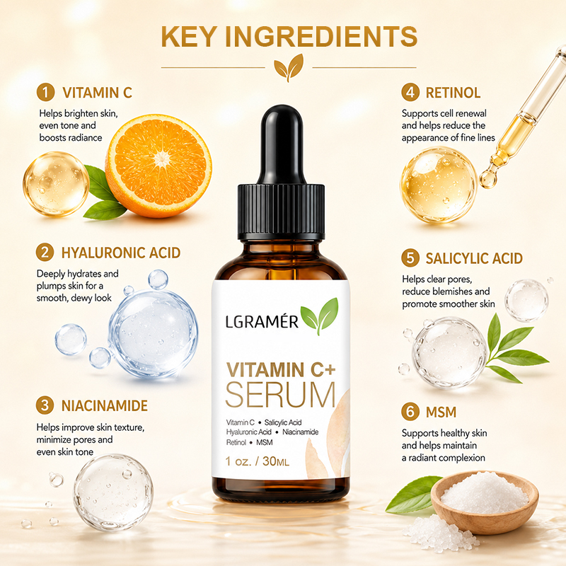 ビタミンC+ヒアルロン酸配合 フェイシャルセラム ブライトニ - Hyaluronic Acid Facial Serum のレビューと価格
