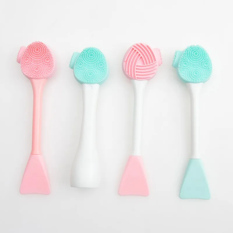 1PC 多目的クレンジングブラシフェイシャルマスクスパチュラ - Silicone Face Scrubber Electric のレビューと価格