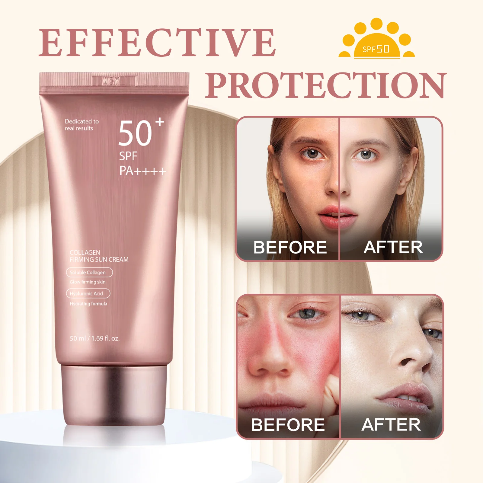 日焼け止め SPF50 PA+++ 防水日焼け止めクリーム  - Spf 50 Waterproof Sunscreen のレビューと価格