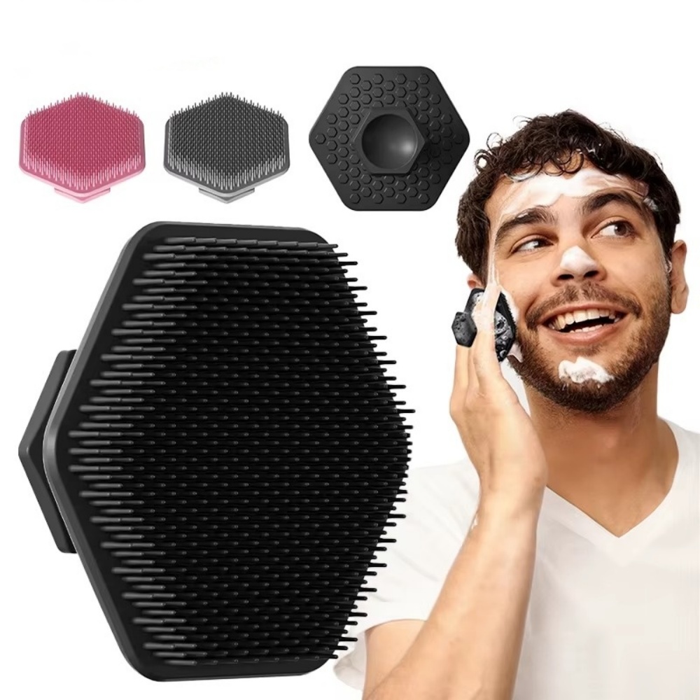 ミニ手動洗顔ブラシ男性用シリコーンフェイススクラバーディープ - Silicone Face Scrubber Electric のレビューと価格