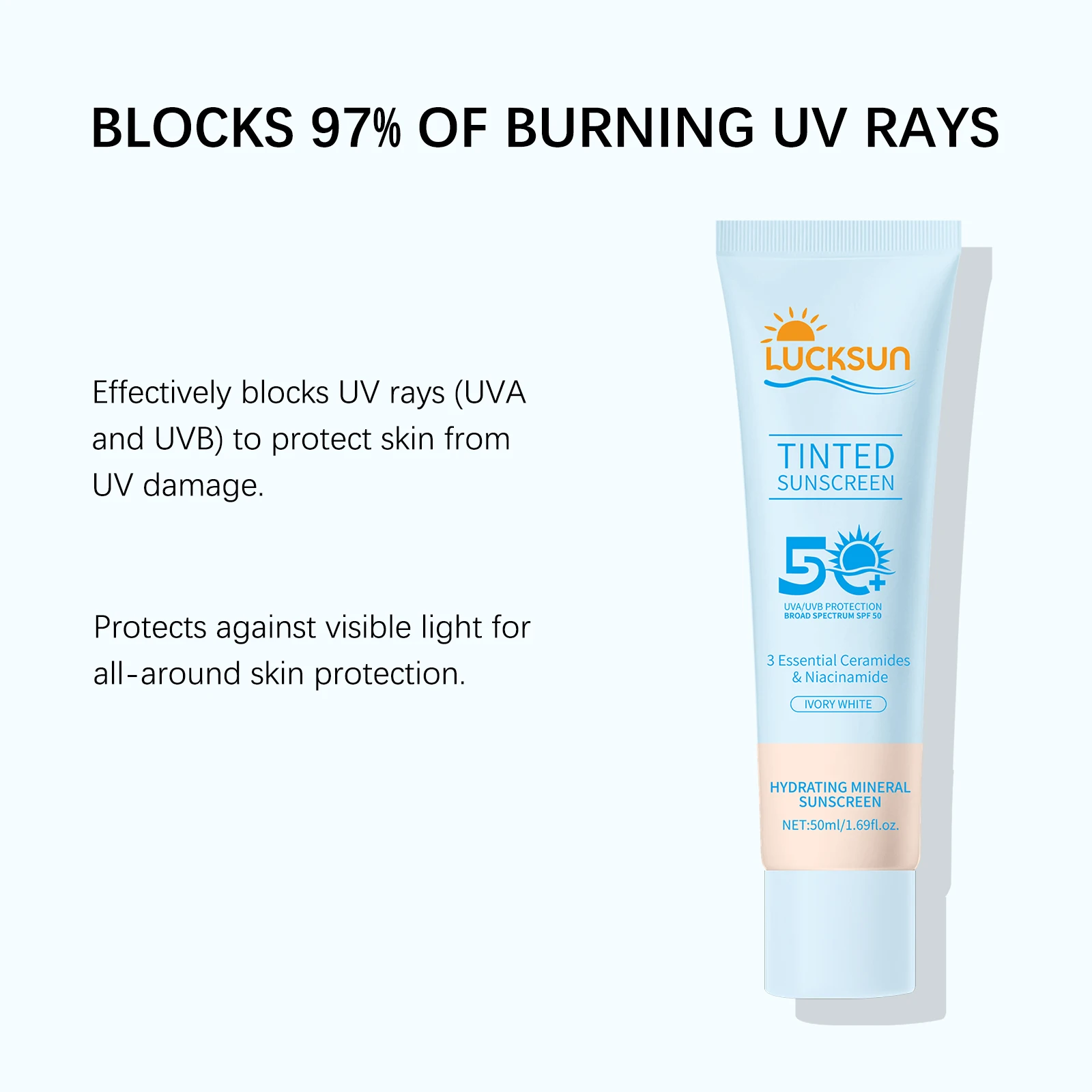 SPF50+日焼け止めクリーム。 長時間UV保護を提供し、防 - Spf 50 Waterproof Sunscreen のレビューと価格