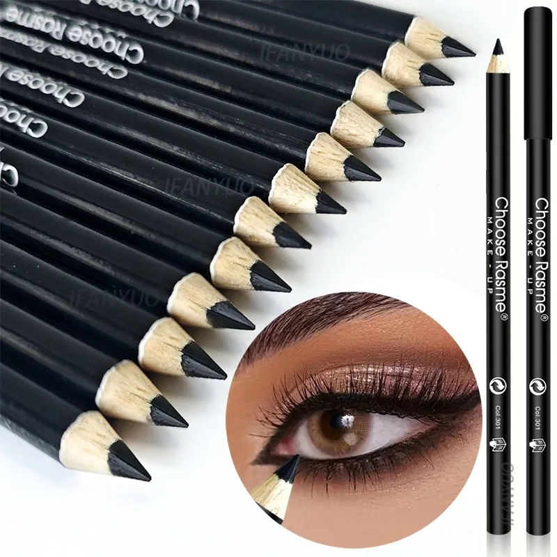 1-20 個防水アイライナーペンシル長持ち高色素黒木製アイラ - Waterproof Liquid Eyeliner Pen のレビューと価格