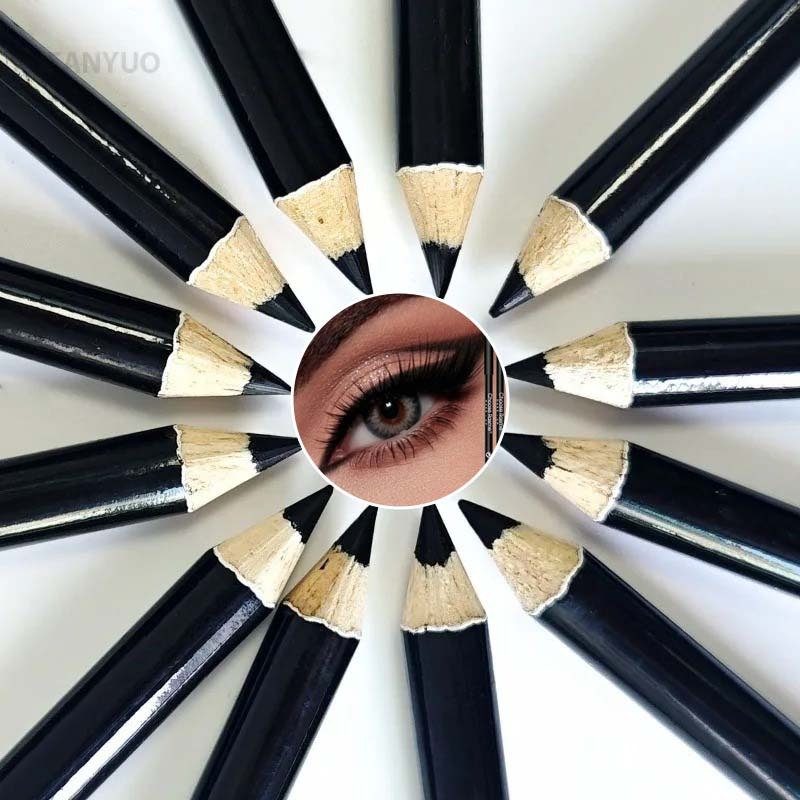 1-20 個防水アイライナーペンシル長持ち高色素黒木製アイラ - Waterproof Liquid Eyeliner Pen のレビューと価格