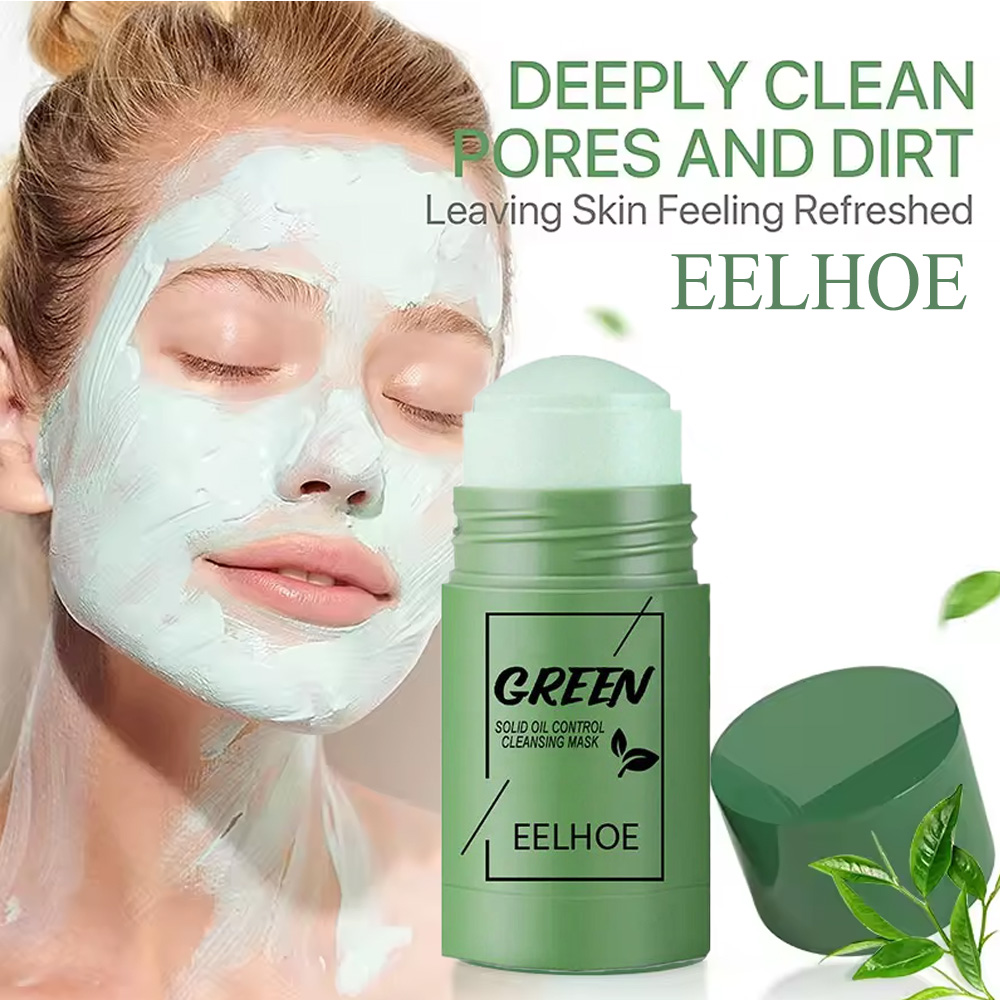 1 〜 5 個緑茶粘土スティック顔用緑茶マスクスティック汚れ - Green Tea Cleansing Clay Mask のレビューと価格