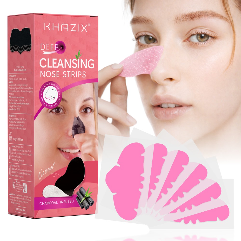 10/25/50 個ピンクハイドロコロイドノーズストリップ、 - Salicylic Acid Blackhead Remover のレビューと価格