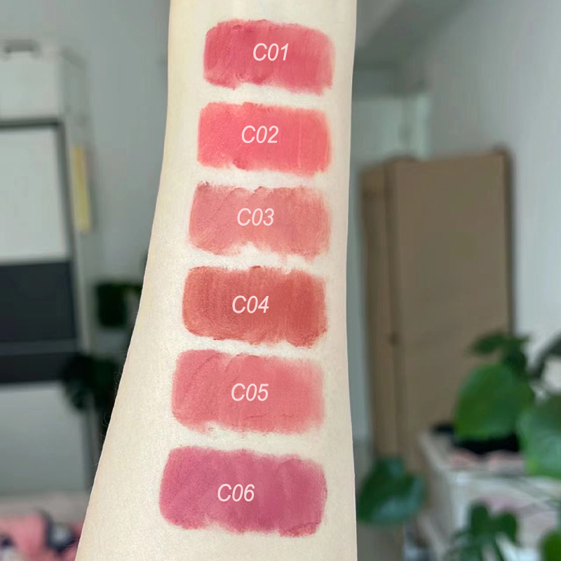 マットベルベットリップグロス防水液体口紅ヌードブラウン唇ティ - Matte Velvet Lip Tint Long Lasting のレビューと価格