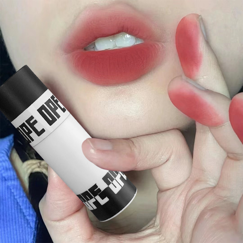 マットベルベットリップグロス防水液体口紅ヌードブラウン唇ティ - Matte Velvet Lip Tint Long Lasting のレビューと価格