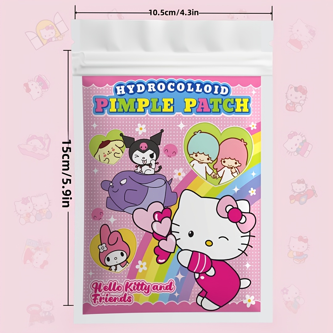 20/80個入り サンリオ ハローキティ 漫画柄 ハイドロコ - Hydrocolloid Pimple Patch のレビューと価格