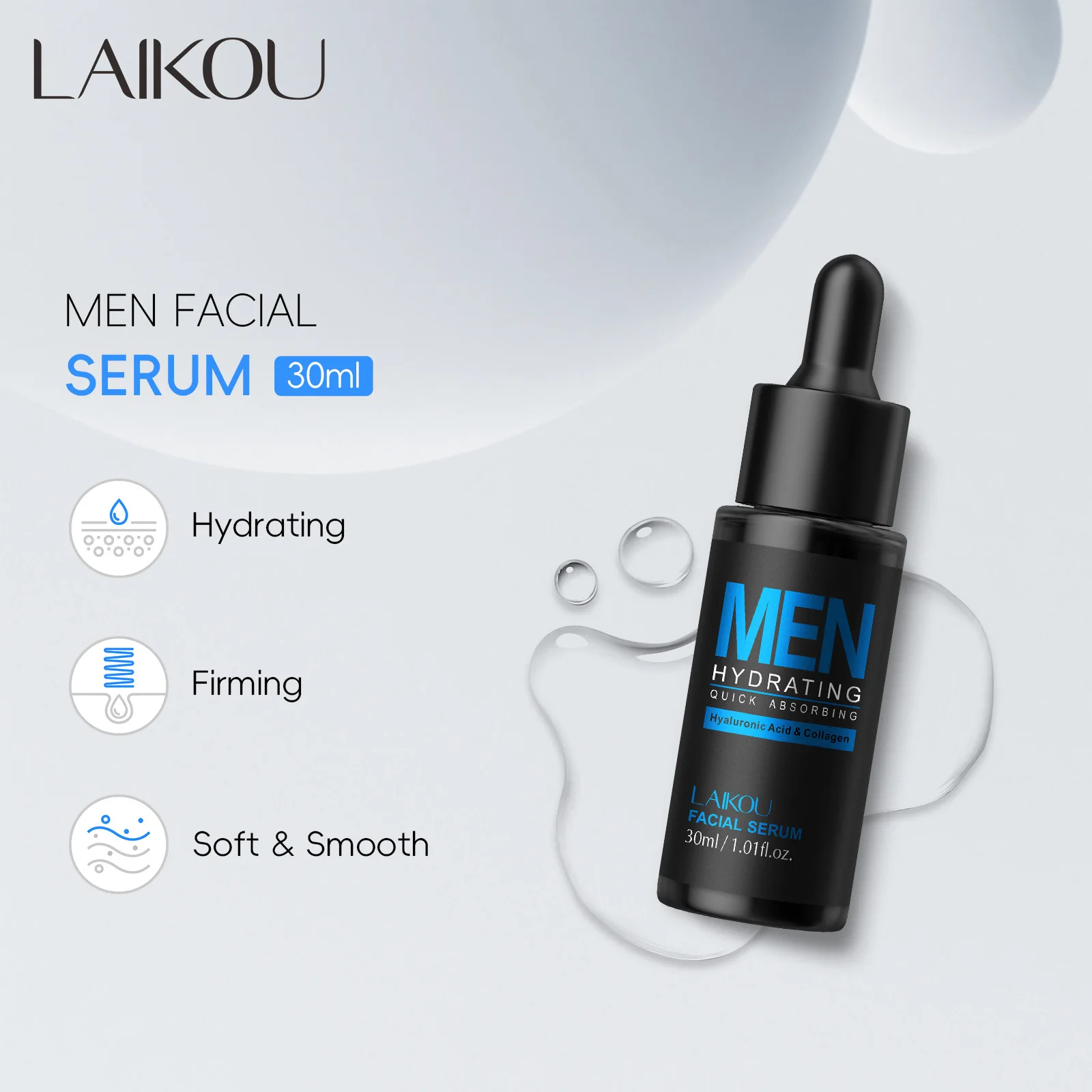 メンズ 30 ミリリットル フェイシャル セラム 保湿 オイ - Hyaluronic Acid Facial Serum のレビューと価格