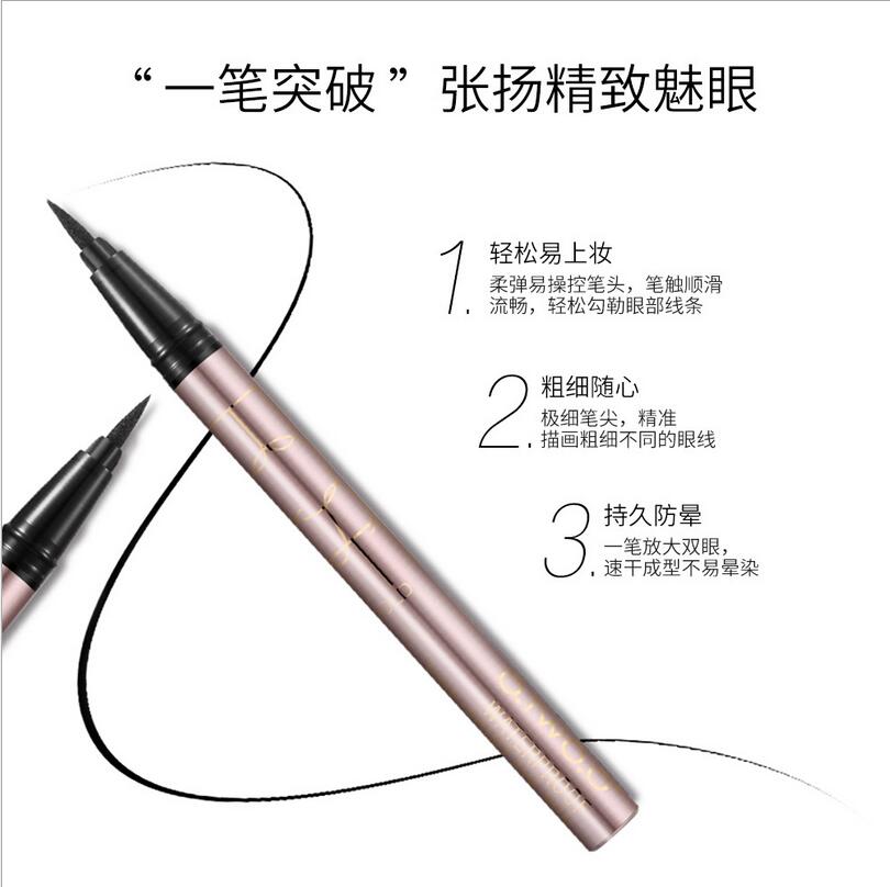 プロの防水リキッドアイライナー,長持ちする黒のアイペンシル, - Waterproof Liquid Eyeliner Pen のレビューと価格