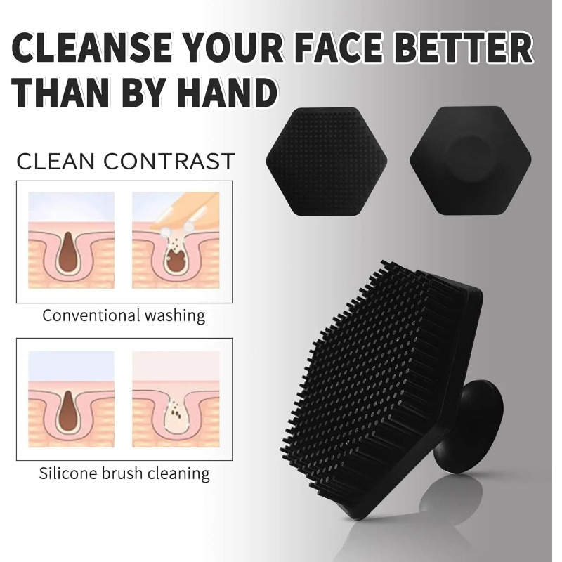 シリコン製フェイシャルクレンジングブラシ、ミニチュアフェイス - Silicone Face Scrubber Electric のレビューと価格