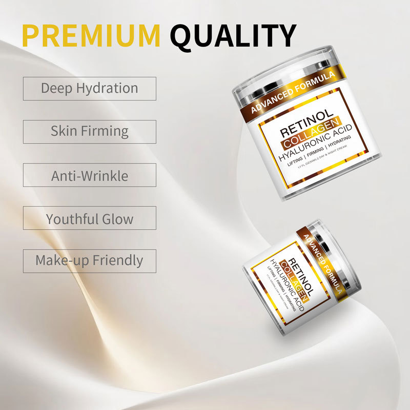 レチノール配合コラーゲンペプチド入りフェイスクリーム - ア - Retinol Anti Wrinkle Cream のレビューと価格