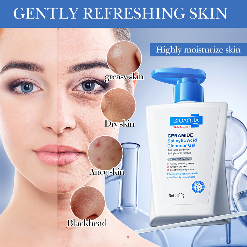 セラミド配合サリチル酸洗顔ジェル　ディープクレンジング＆保湿 - Salicylic Acid Blackhead Remover のレビューと価格