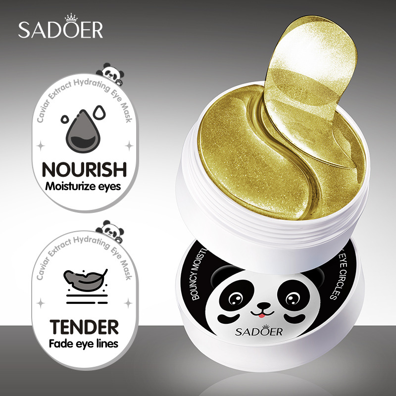 60 個 SADOER クリスタルコラーゲンアイマスク抗くま - Collagen Under Eye Patches のレビューと価格