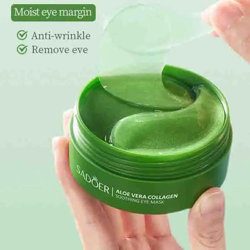 60 個アロエベラコラーゲンアイマスク抗くま目袋保湿抗しわア - Collagen Under Eye Patches のレビューと価格