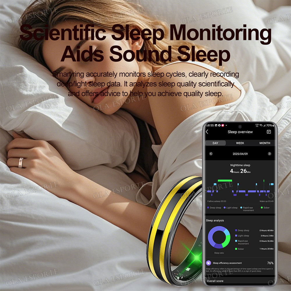 新型6.3mm薄型スマートリング ヘルスモニター スマートリ - Health Monitors のレビューと価格