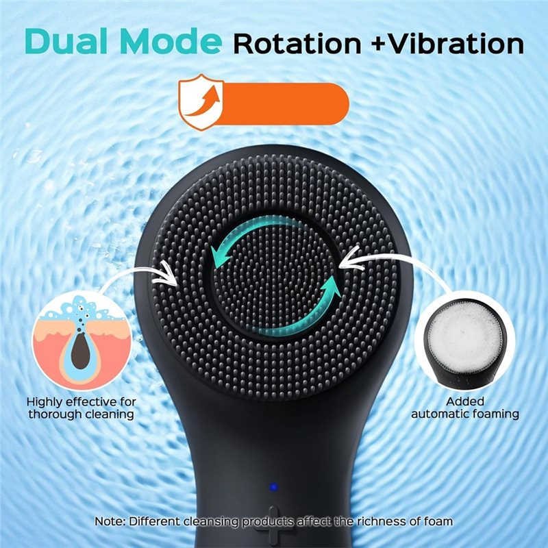 AA20-フェイススクラバー洗顔ブラシ、自動泡立ち機能付き振 - Silicone Face Scrubber Electric のレビューと価格