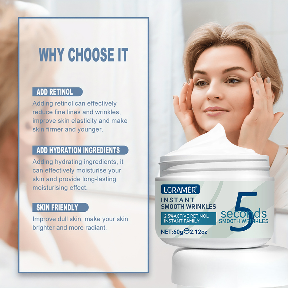 5 秒レチノール抗しわクリームインスタントアンチエイジングラ - Retinol Anti Wrinkle Cream のレビューと価格