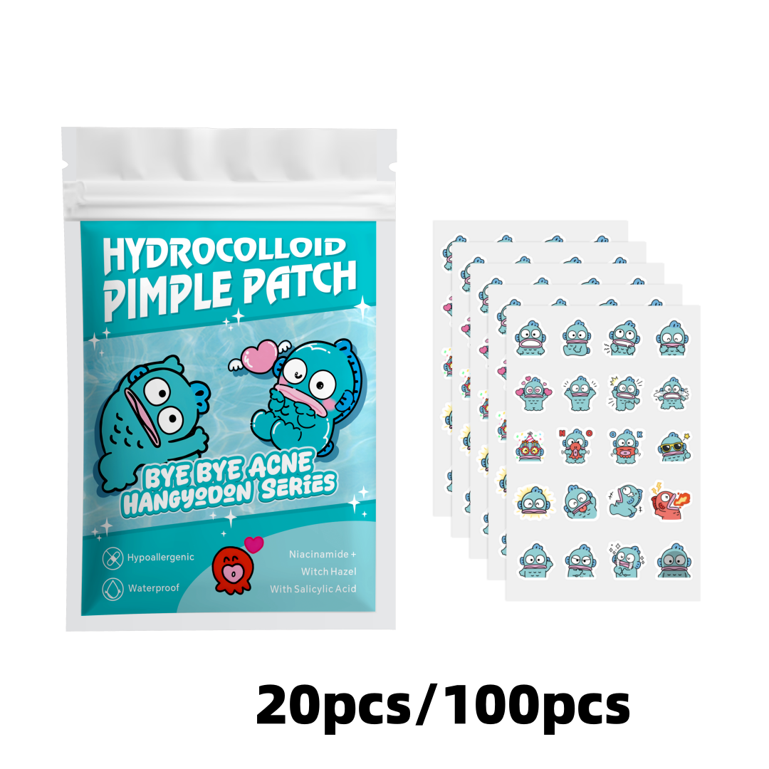 20/100 個ハローキティニキビパッチ、顔のニキビパッチ、 - Hydrocolloid Pimple Patch のレビューと価格