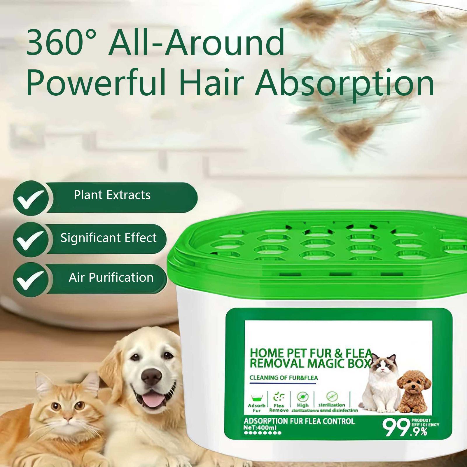 ポータブル400mlペットの毛の臭い除去ボックス、万能消臭清 - Hair Care のレビューと価格