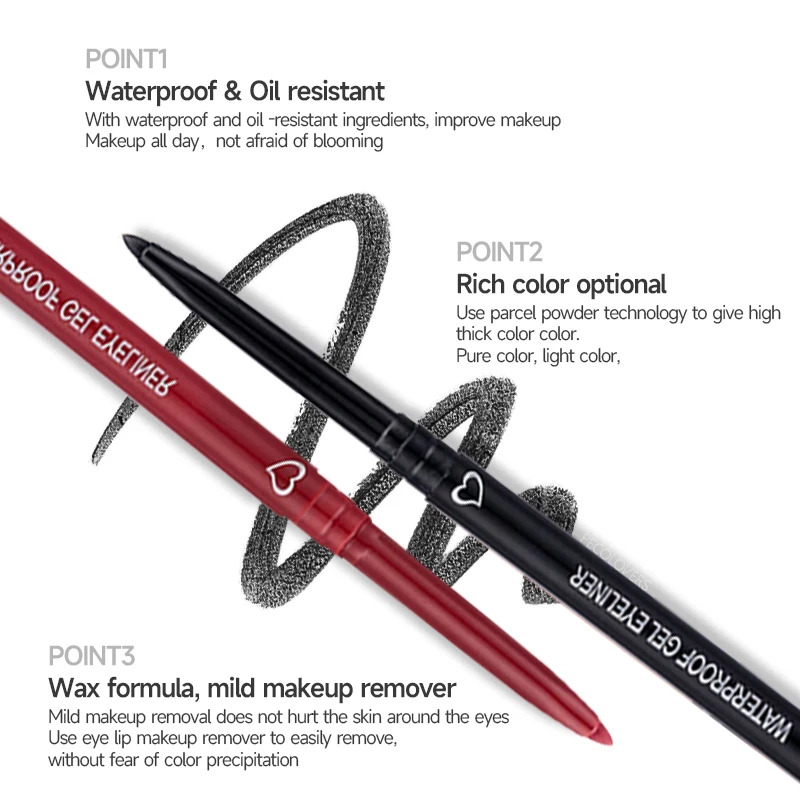 防水マットアイライナーペン、速乾性、長持ち、滑らかな塗布、多 - Waterproof Liquid Eyeliner Pen のレビューと価格
