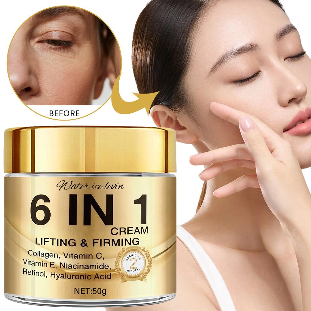 6 in 1アンチエイジングクリーム コラーゲン、レチノール - Retinol Anti Wrinkle Cream のレビューと価格