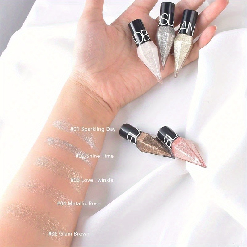 真珠光沢のあるグリッターダイヤモンド液体アイライナーシマーシ - Waterproof Liquid Eyeliner Pen のレビューと価格
