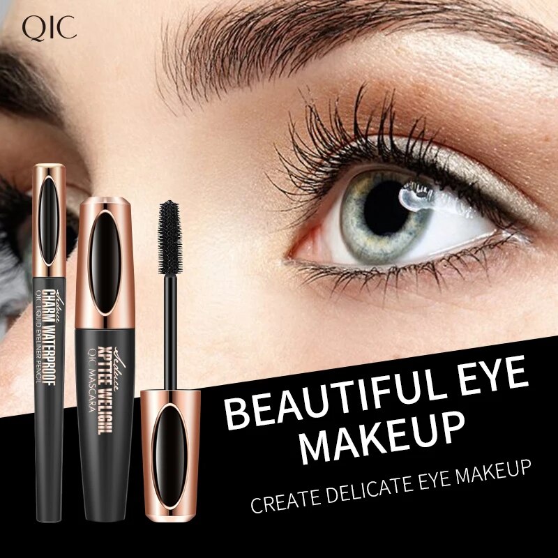リキッドアイライナーペンシル、4d防水マスカラセット、アイラ - Waterproof Liquid Eyeliner Pen のレビューと価格