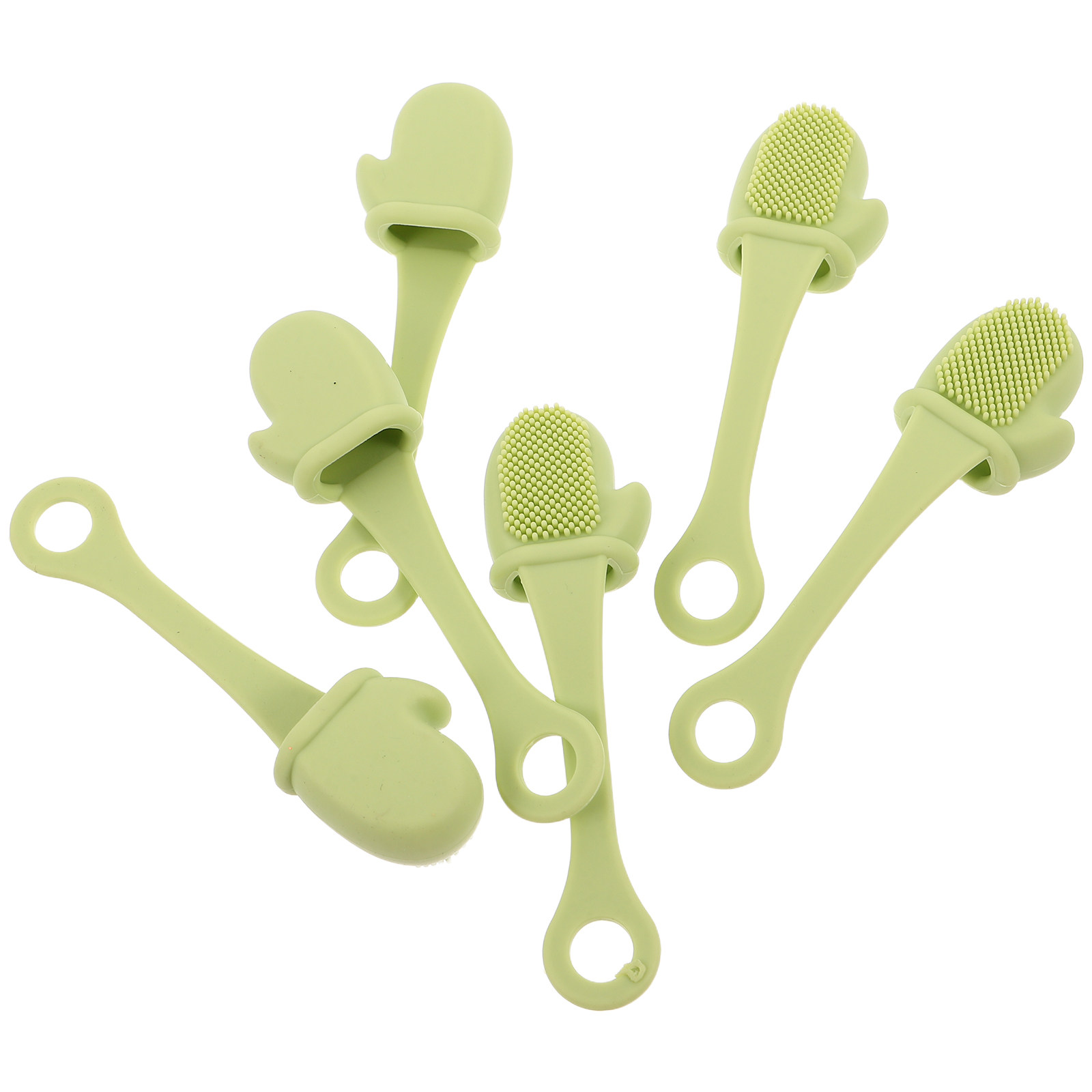 6 個のフェイシャルシリコーンクレンジングブラシ手動ディープ - Silicone Face Scrubber Electric のレビューと価格