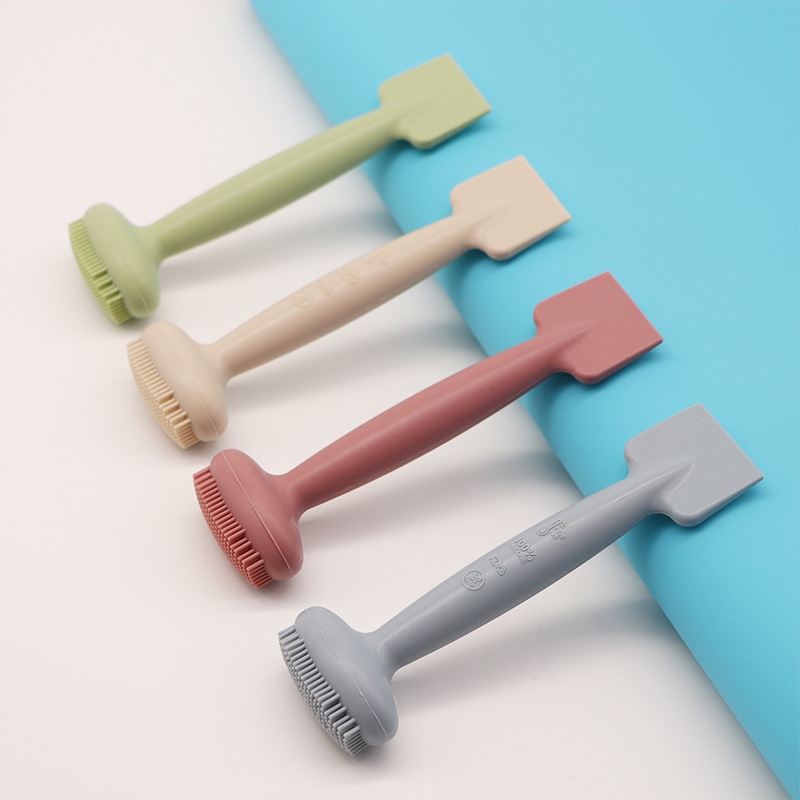 シリコーン洗顔ブラシ両面スクラバーフェイスクリーナー毛穴クリ - Silicone Face Scrubber Electric のレビューと価格