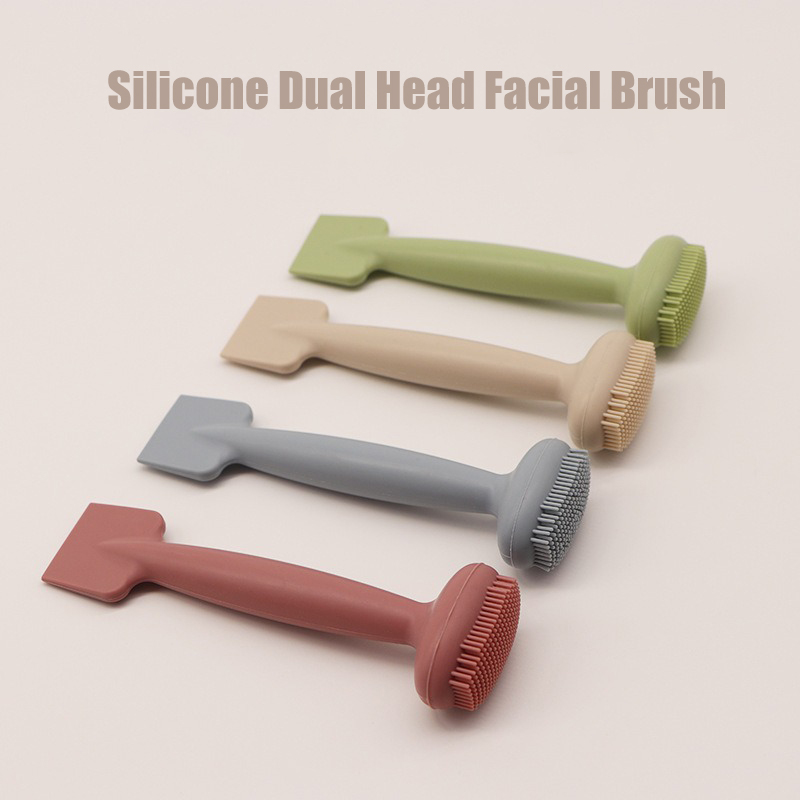 シリコーン洗顔ブラシ両面スクラバーフェイスクリーナー毛穴クリ - Silicone Face Scrubber Electric のレビューと価格